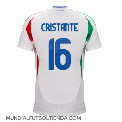 Camiseta Italia Bryan Cristante #16 Segunda Equipación Replica Eurocopa 2024 mangas cortas